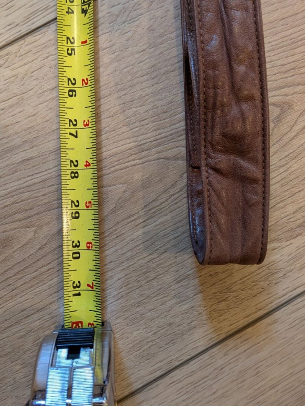 Sash Brown Leather Crescent Sling Bag - Picture 14 of 14